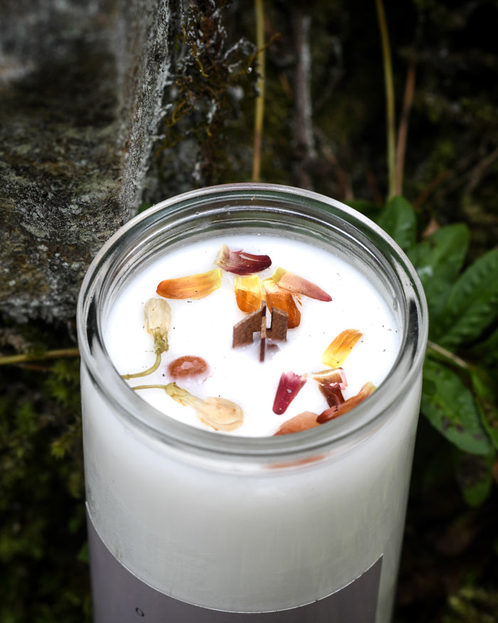 Gratitude ritual candle hand poured by O Apothecary